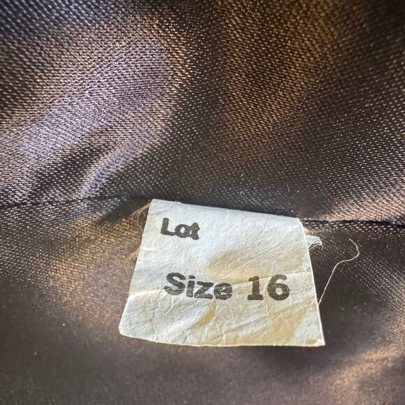 Vintage Union Made in USA 1960's Size 16 Intrigue Glenoit Black Faux Fur Coat - Picture 8 of 8